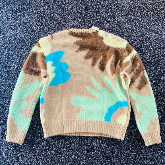 Andersson Bell BNWT Flower Intarsia Crew Neck Chunky Sweater Size Large RRP $500 - Picture 11 of 11